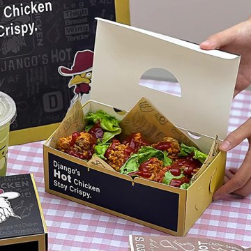 Printed Fried Chicken Box|Custom Fast Food Packaging