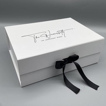 Custom Magnetic Rigid Box with Ribbon Closure|Luxury Gift Packaging
